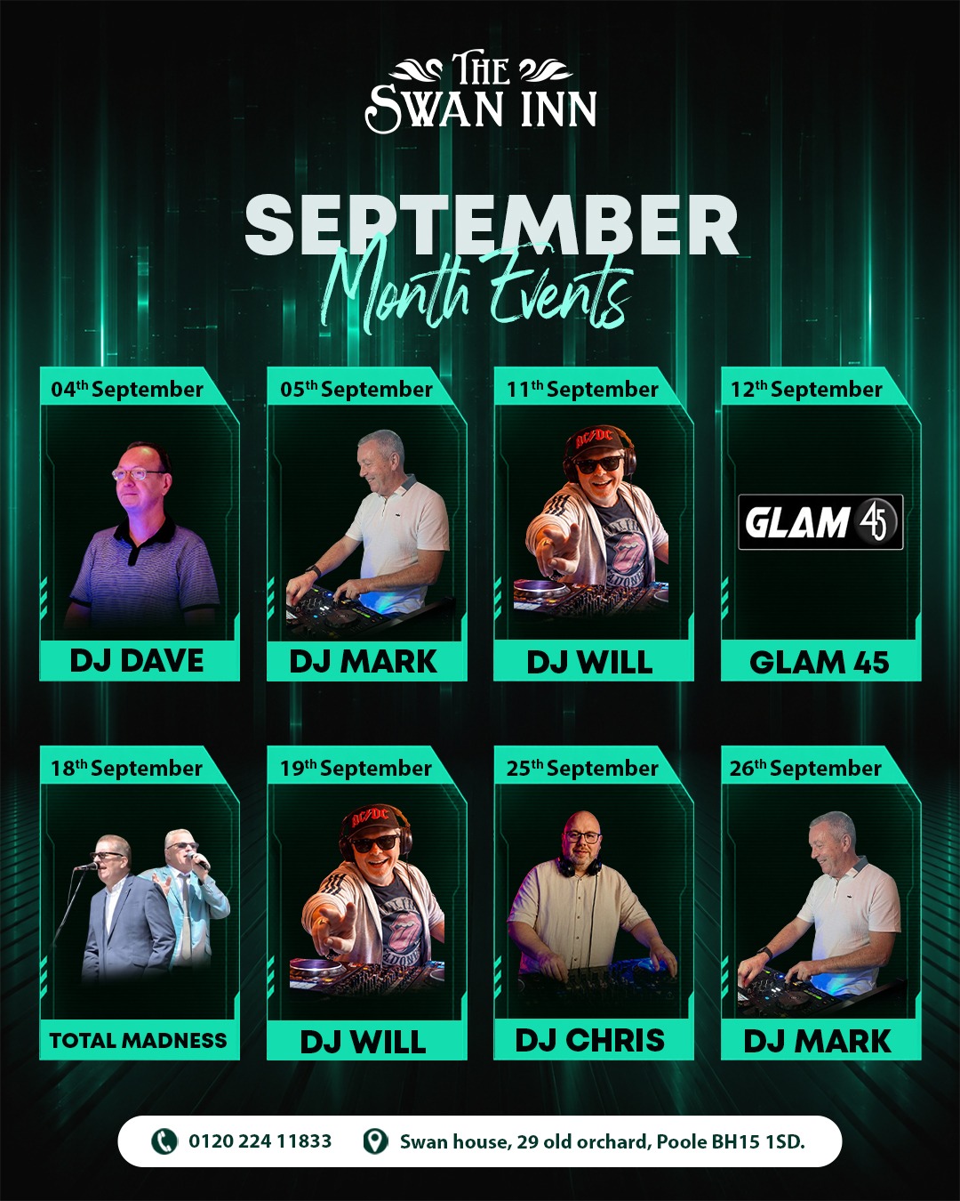 September Events at The Swan Inn